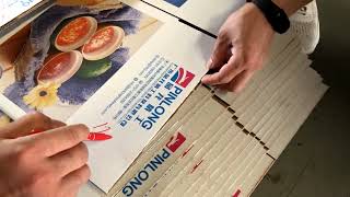 FLEXO FOLDER GLUER CORRUGATED CARTON BOXES FIBREBOARD PACKAGING MACHINE CASEMAKER to EUROPE