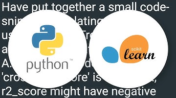 Using decision tree regression and cross-validation in sklearn