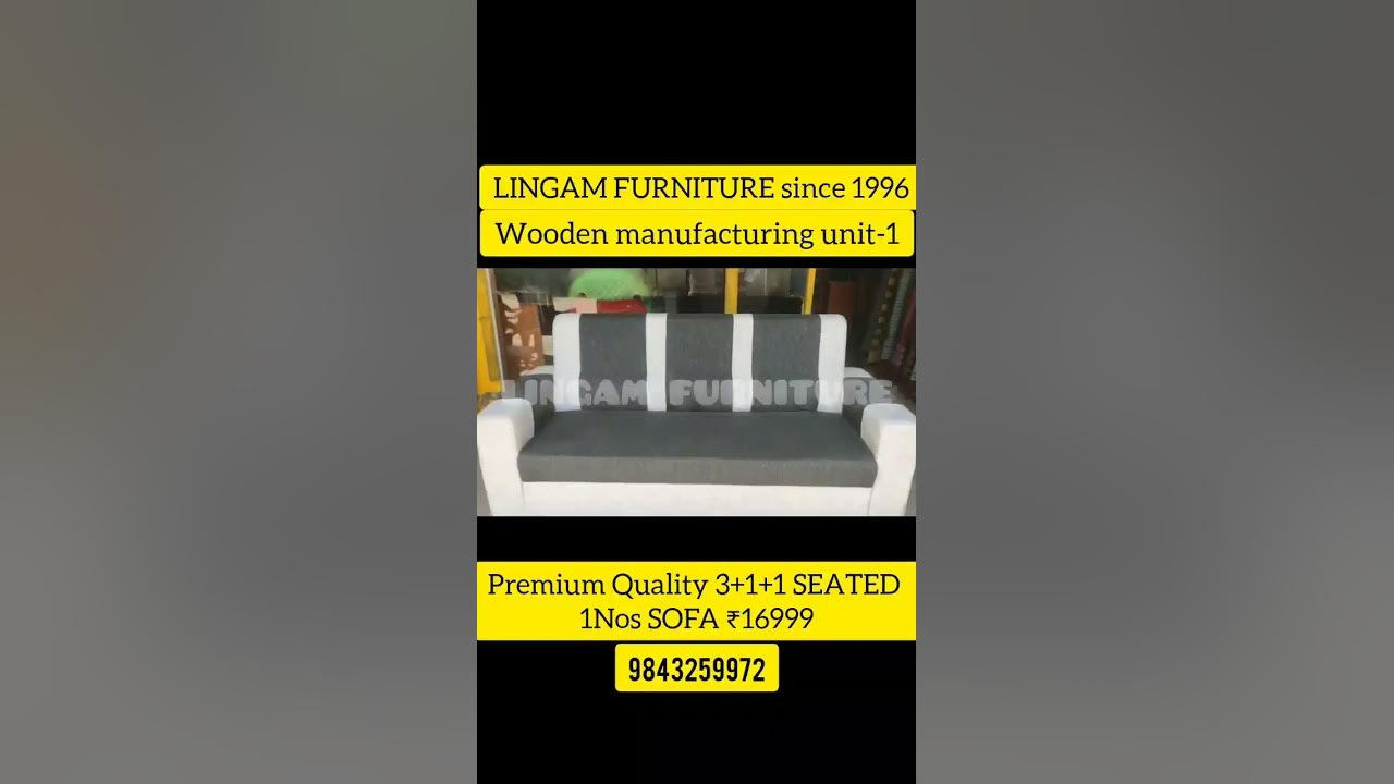 New Premium Seated Sofa 3+1+1+ Model at Just ₹16,999 Only. 5km
