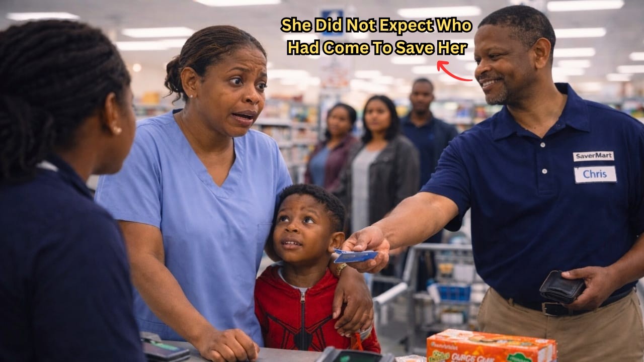 The Single Mom's Card Declined At the Grocery Store, Until The Cleaner Walked In and This Happened..