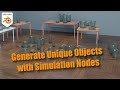 Random Object Generators with Simulation Nodes