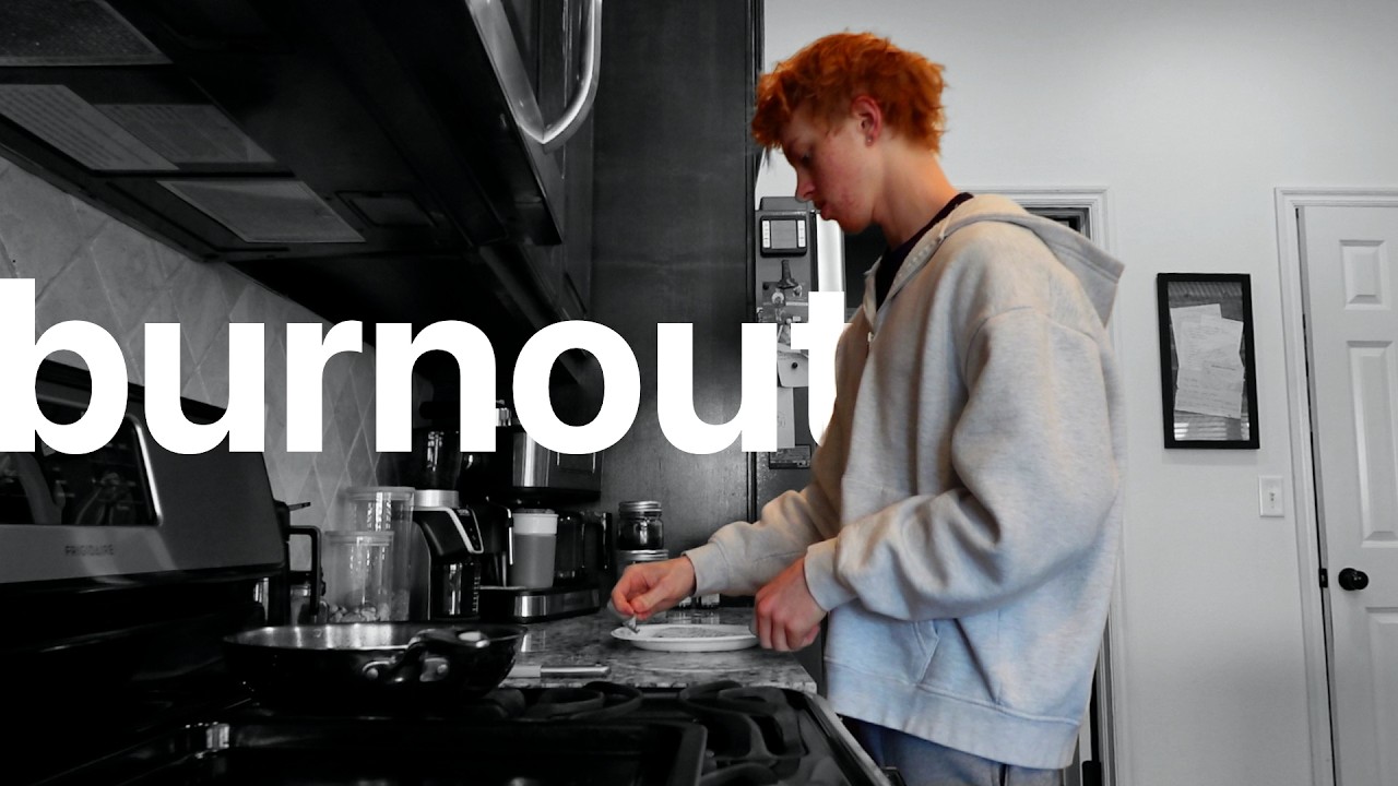 Stuck to my routine | breakfast, gym, school