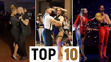 Top 10 🏆 Los MEJORES bailes de BACHATA sensual en pareja
