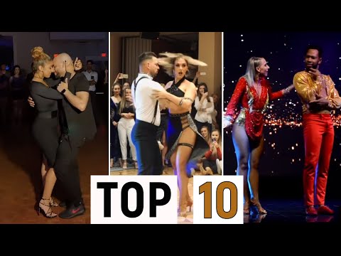 Top 10 🏆 Los MEJORES bailes de BACHATA sensual en pareja