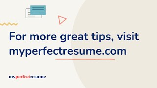 Craft a Standout Cover Letter in 60 Seconds: Pro Tips from MyPerfectResume