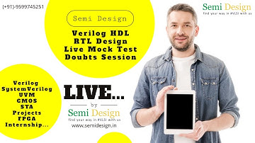Verilog Interview Questions vlsi interview discussion on #verilog #vlsi #systemverilog #uvm #cmos