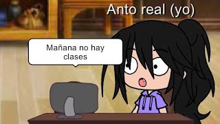 Mañana no hay clase| meme | gacha club