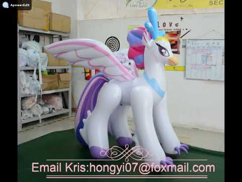 Hongyi inflatable pony inflatable horse toy my little pony Celestia 風船 애드벌룬