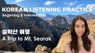 Korean Listening Practice: Beginning & Intermediate 