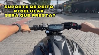 Motovlog L Mt07 L Suporte De Peito Para Celular Minha Opnião