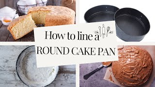 How to Line a Round Cake Pan | Baking Tips | Kitchen tricks