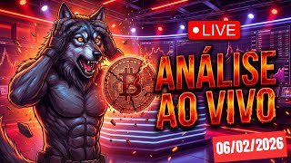 ⚠️ BITCOIN HOJE 06/02 - Análise ao Vivo: ANÁLISE DO BITCOIN E ALTCOINS! CRASH DO MERCADO CRIPTO??