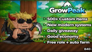 BEST GROWTOPIA PRIVATE SERVER | FREE ROLE GrowPeak