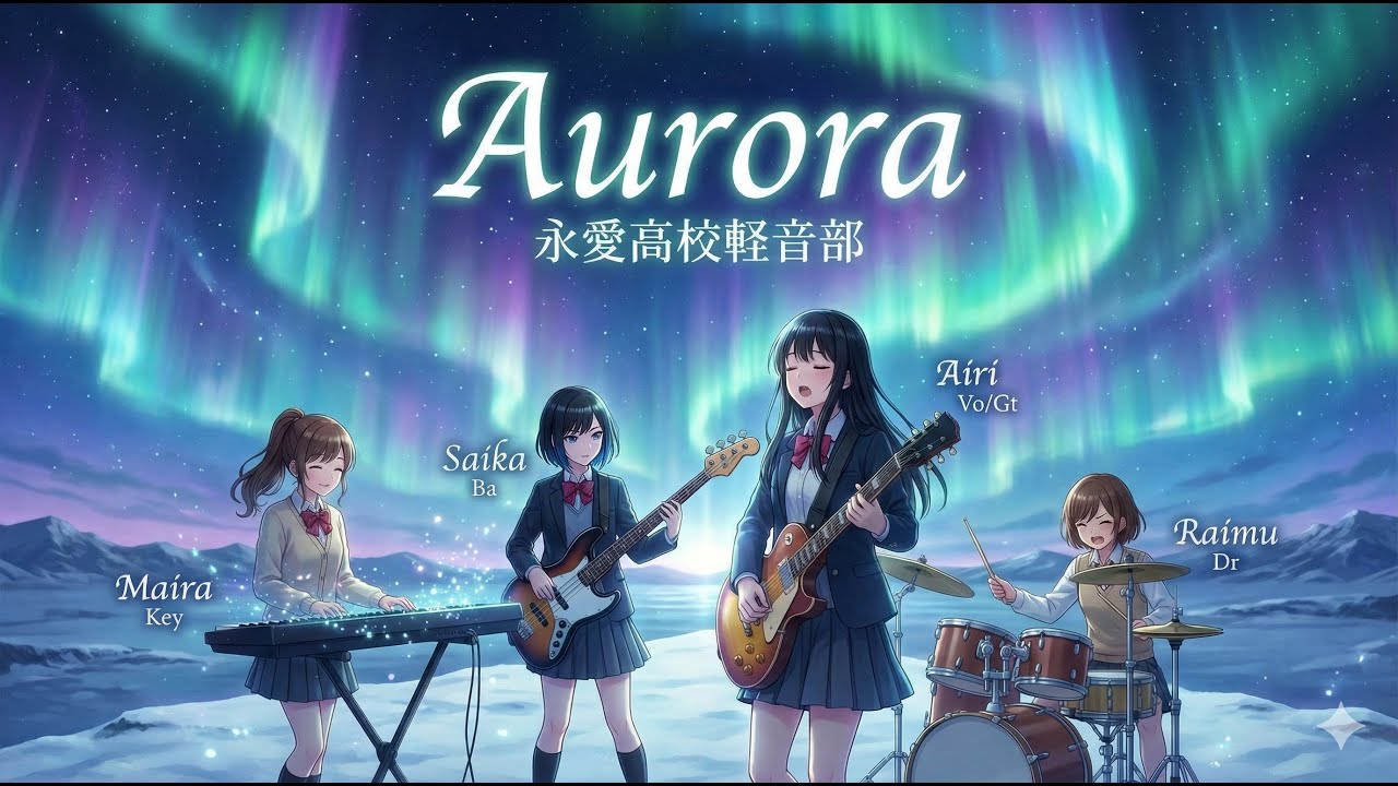 オルタナティブロック】Aurora / 永愛高校軽音部 - YouTube