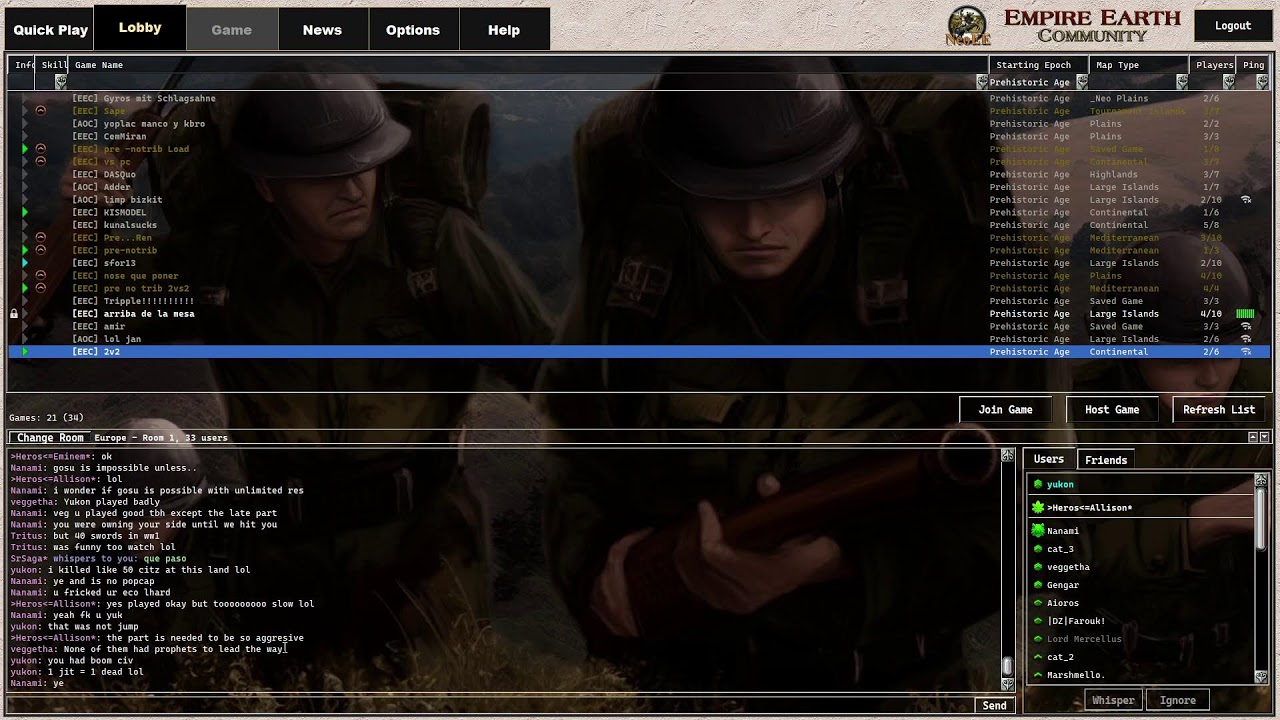 EMPIRE EARTH LIVE 02/01/2026 DREXMOD