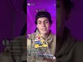 Chase Hudson(Lilhuddy) tiktok live 6.20.2020