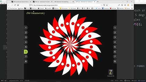 ZIM Bubbling: 135. ZIM Generator for Canvas and JavaScript