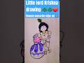 How to draw lord Krishna drawing 🦚🎨 #viral #new #shortsfeed #krishna  #satisfying #easy #lordkrishna