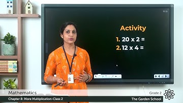 Grade 2 Mathematics Chapter 8 Class 2 Multiplication Without Regrouping