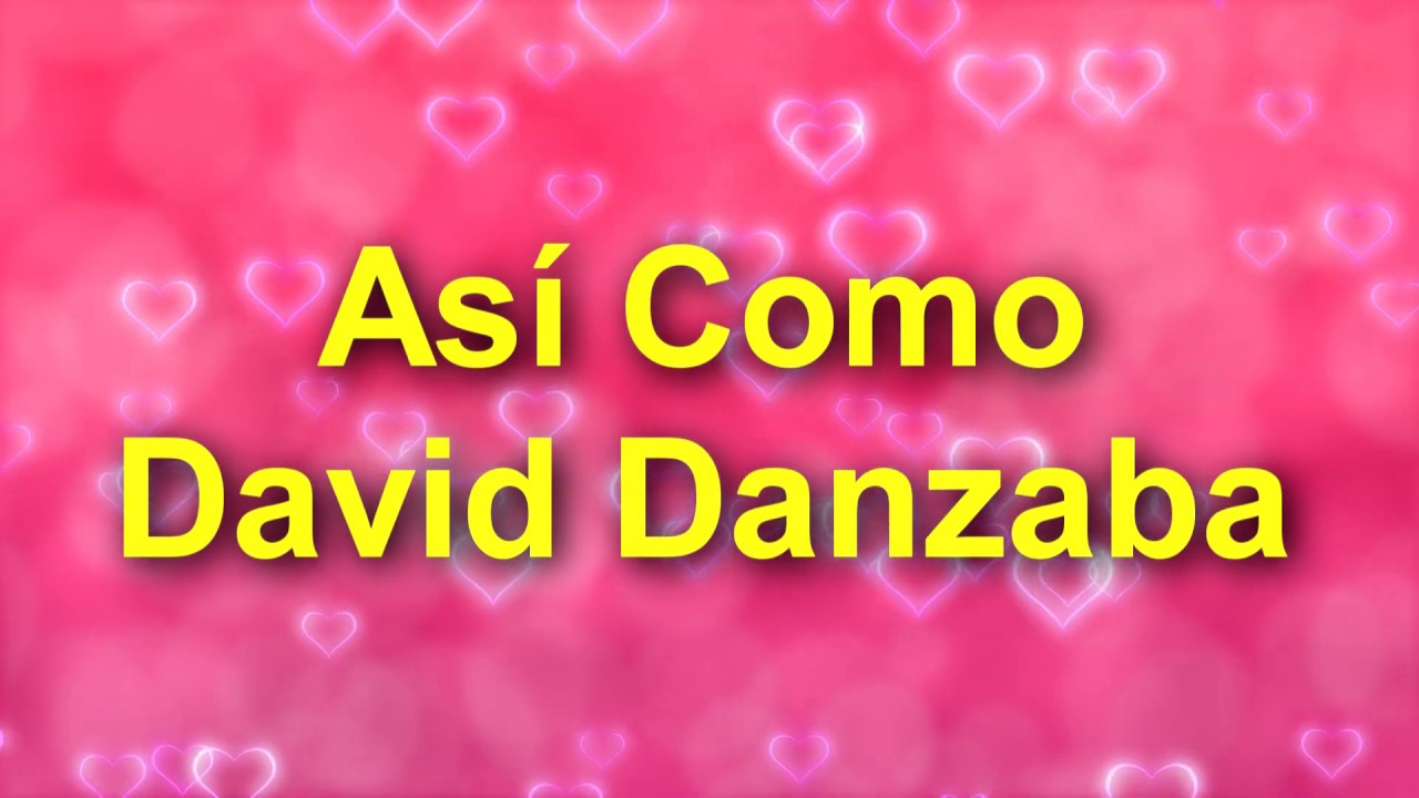 │Así Como David Danzaba│- Alabanzas de Adoraciones (Letra - Lyrics ...