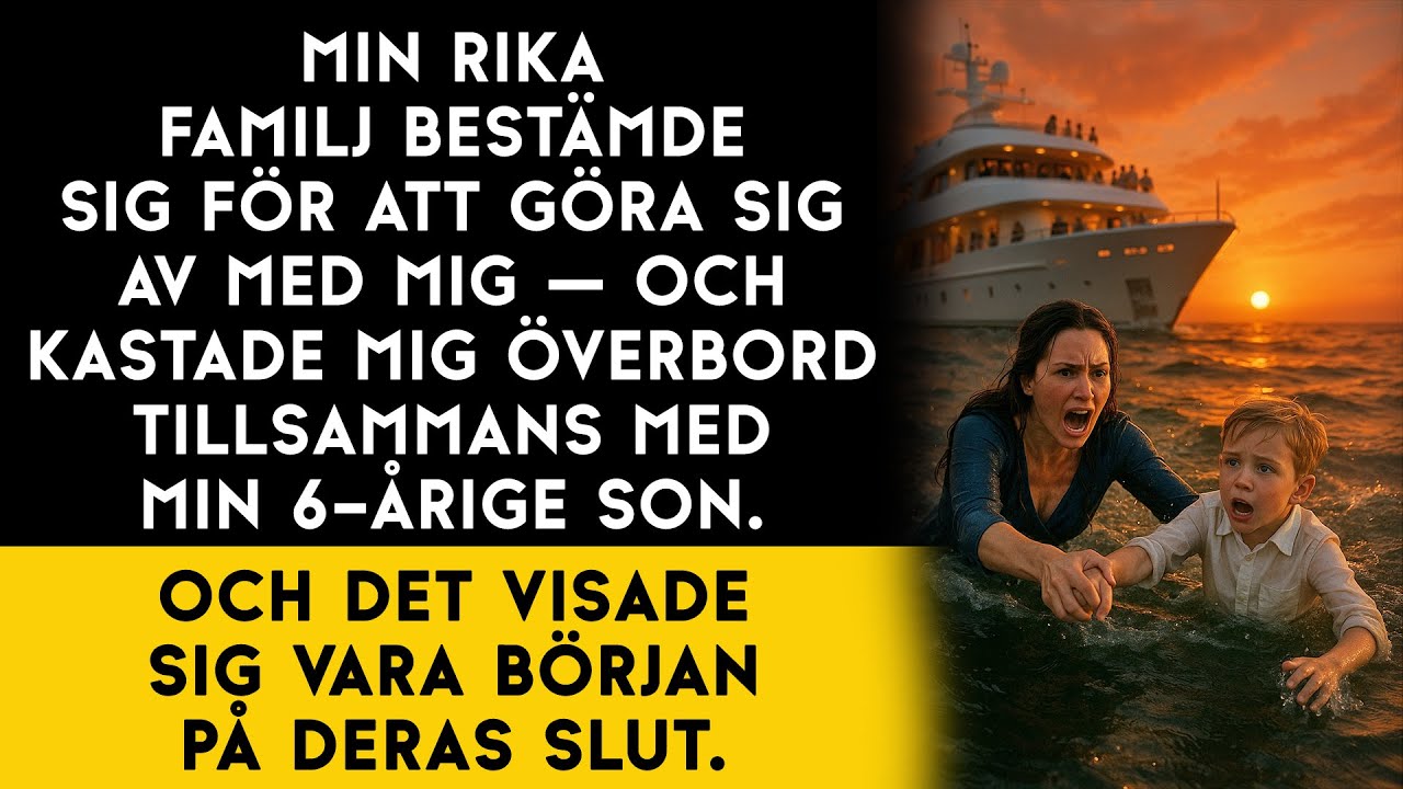 Systern och mamman kastade mig överbord från yachten… och märkte inte att de själva började sjunka