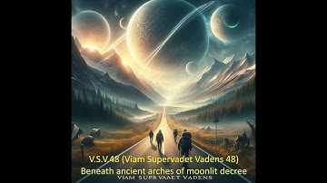 V.S.V.48 -- Beneath ancient arches of moonlit decree