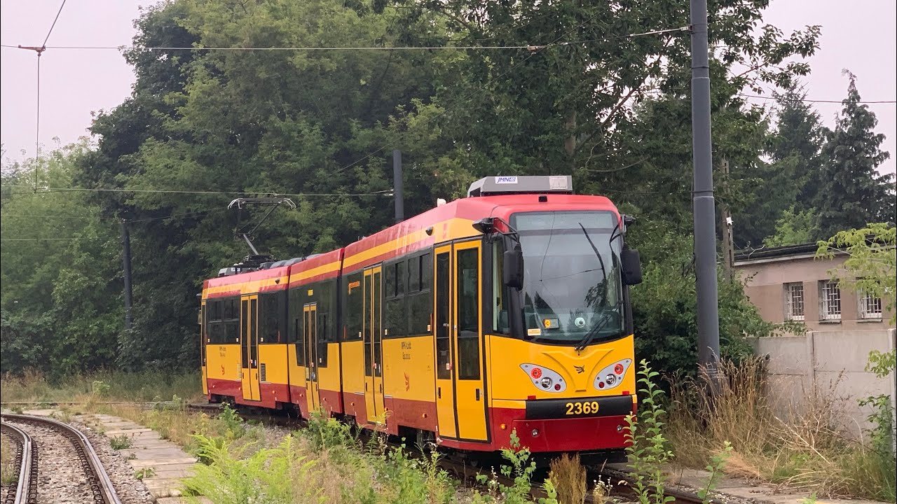 Düwag M8CN #2369 - MPK Łódź 🚊 linia 17 CAŁA TRASA