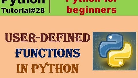 User Defined Functions in Python| Python Tutorial in Urdu | Hindi