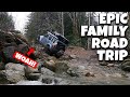 HEAVY OVERLAND JEEP RISKS TIPPING OVER! Stormy Camping w/ Epic Family Road Trip & The Story Till Now
