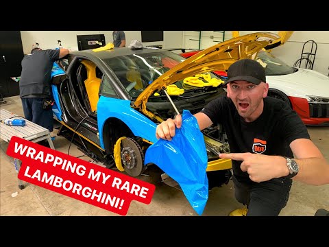 wrapping-my-rare-lamborghini!-*supercar-teardown*