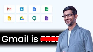 After more than a decade of FREE use, Google is charging for email and other apps