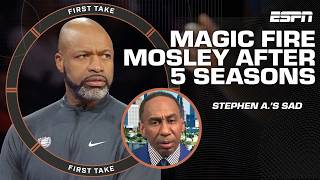 Download lagu Stephen A. reacts to the Magic firing head coach Jamahl Mosley | First Take