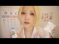 【ASMR】金髪女医によるケガの治療と身体検査🏥🌡️【ワケあり病院】【ロールプレイ】