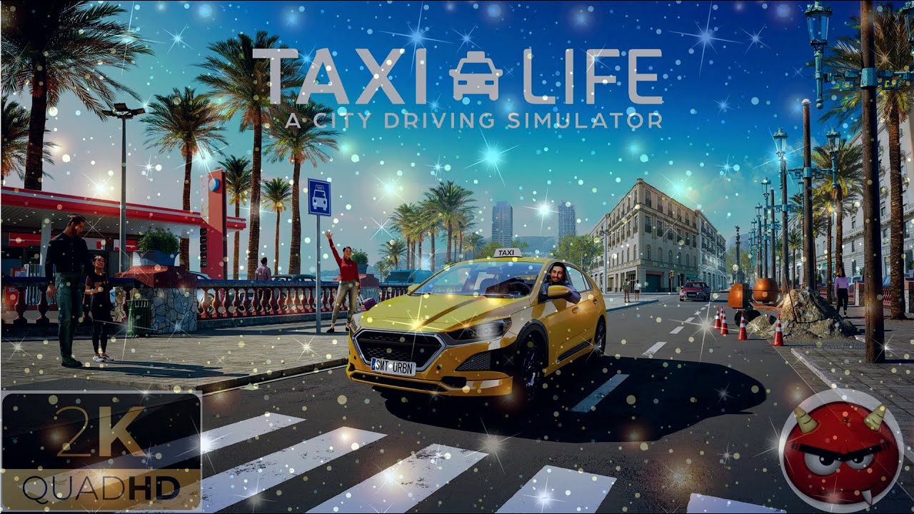 ⚡Taxi Life: A City Driving Simulator⚡Прохождение 1⚡Подработка Таксистом В Барселоне⚡