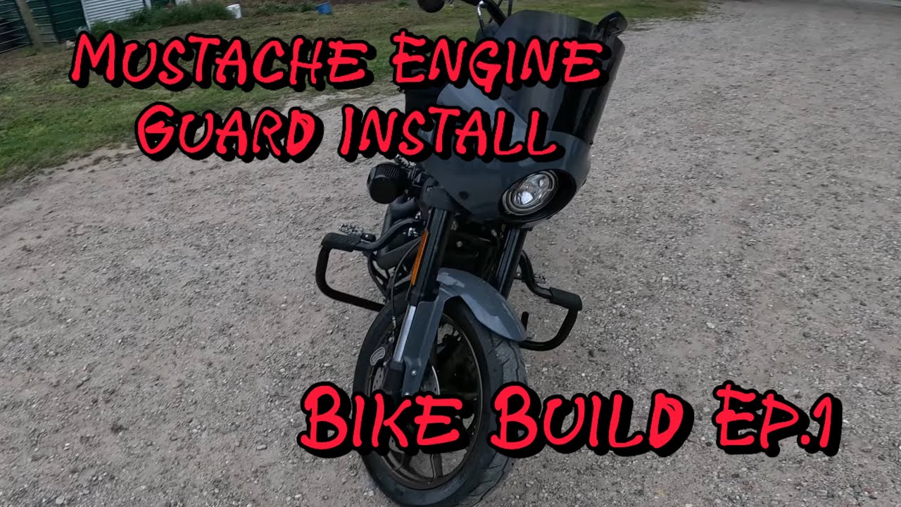 Mustach Engine Guard Install - YouTube