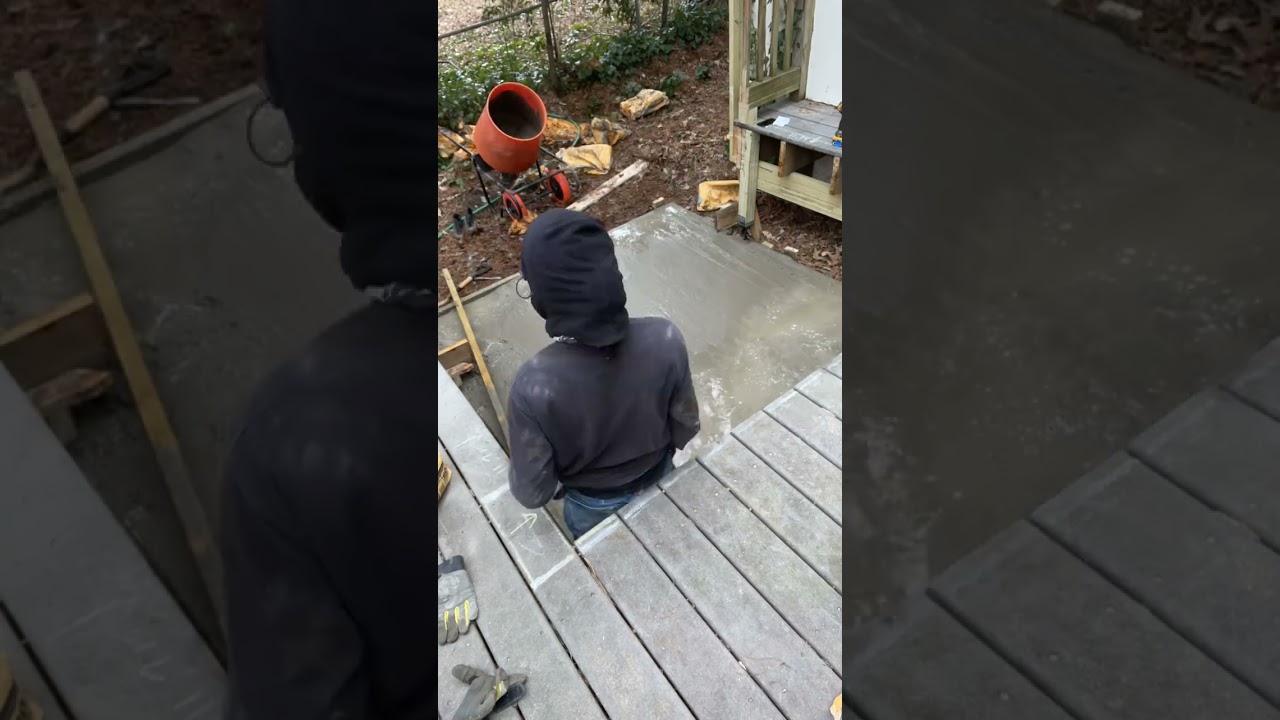 Infamous concrete pour pt3 