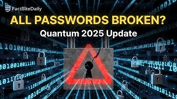 Did You Know? Quantum Computers Could Break ALL Our Passwords in Minutes! 🔐 (Dec 2025 Update)