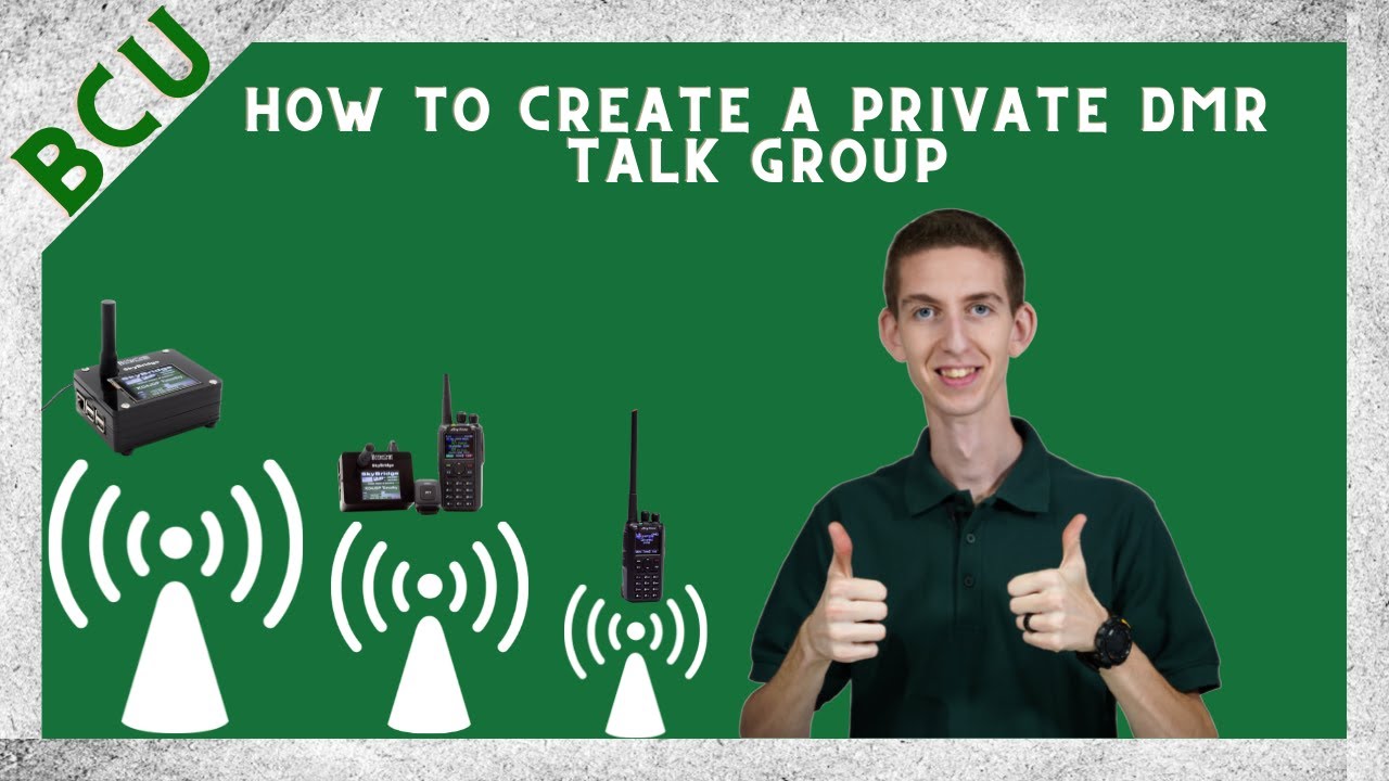 How To Create a Private DMR Talk Group with your AnyTone 878 - YouTube
