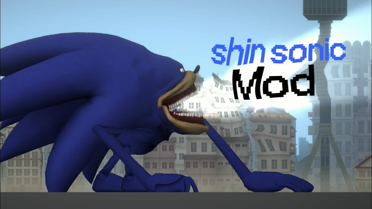 Shin sonic mod for melon sandbox with sounds - YouTube