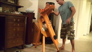 Motorized Friction Based Polar Disk Telescope Mount