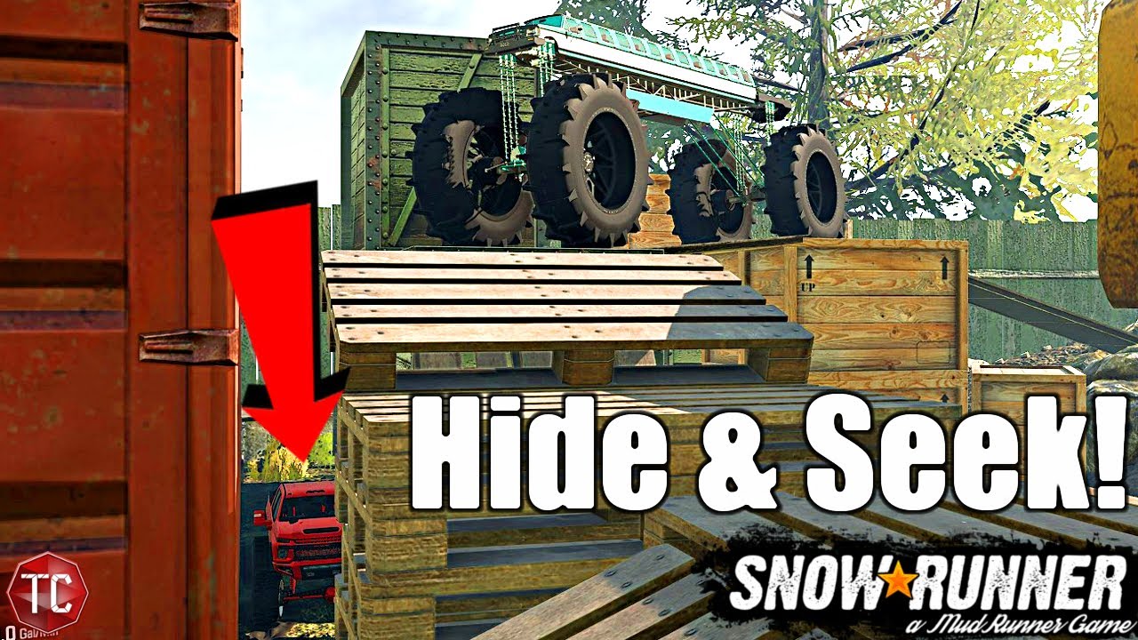 SnowRunner: We Played HIDE & SEEK And He Almost COULDN'T FIND ME!