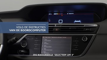 Citroën C4 Picasso: Connect Nav, het online navigatiesysteem