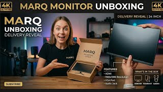 Flipkart Open Box Delivery: MARQ 24" FHD Monitor Unboxing #BudgetMonitor #24InchMonitor#MARQMonitor