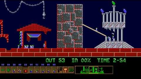 Lemmings Custom Level - "Iron Curtain"
