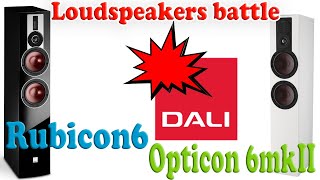 Dali Opticon 6 mk2 vs Rubicon 6