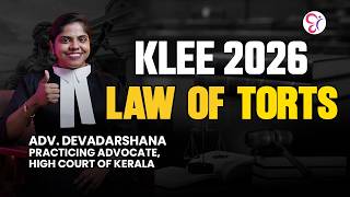 KERALA LAW ENTRANCE EXAM 2026 | LAW OF TORTS | KLEE 2026