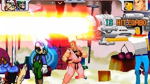 SK MUGEN - Popeye & Super Mama Luigi vs Dan & Franko