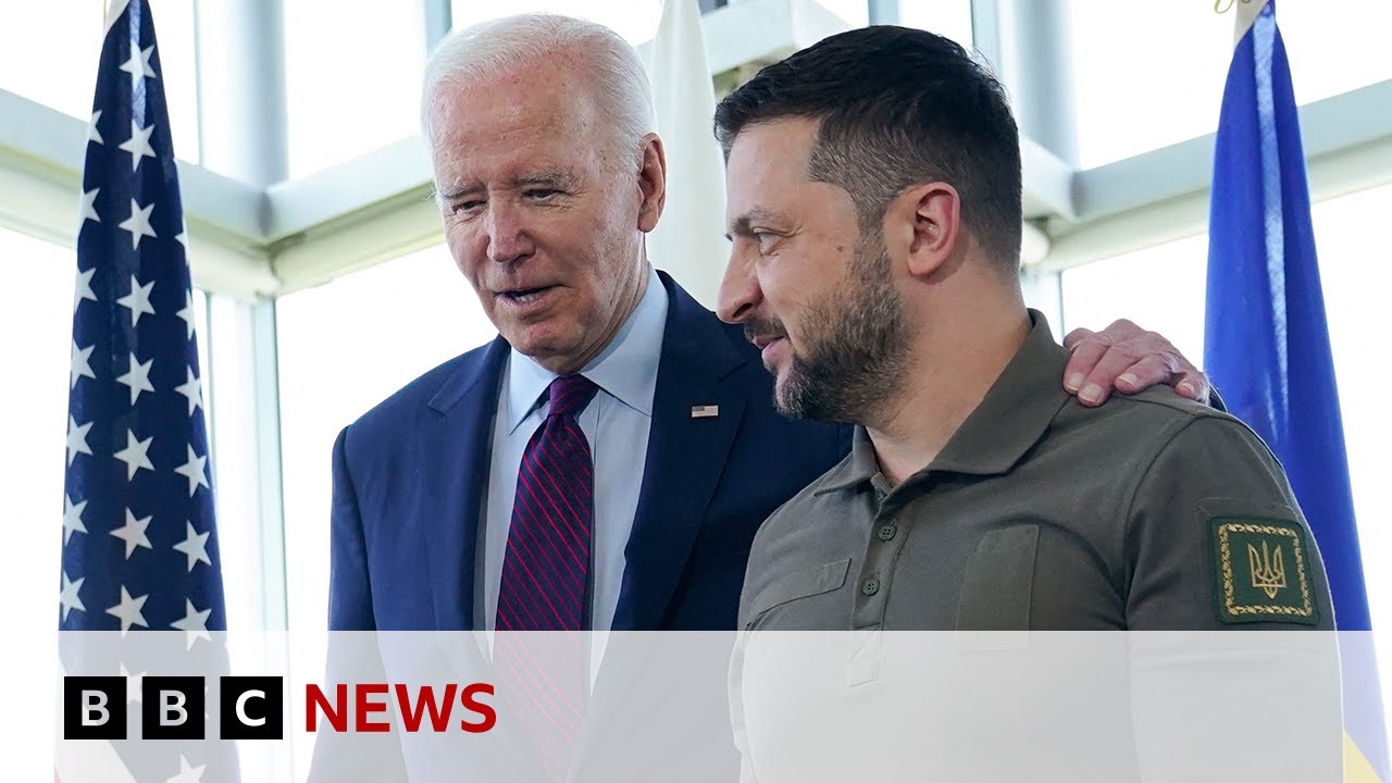 ⁣US President Biden announces Ukraine military aid package - BBC News