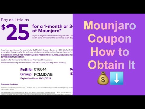 Mounjaro Coupon 💉 💰⬇️ How you can obtain the 25.00 coupon