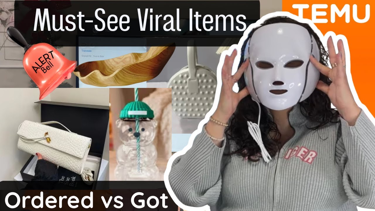 Must See Temu Viral Items Haul What I Ordered vs What I Got (Part 1)